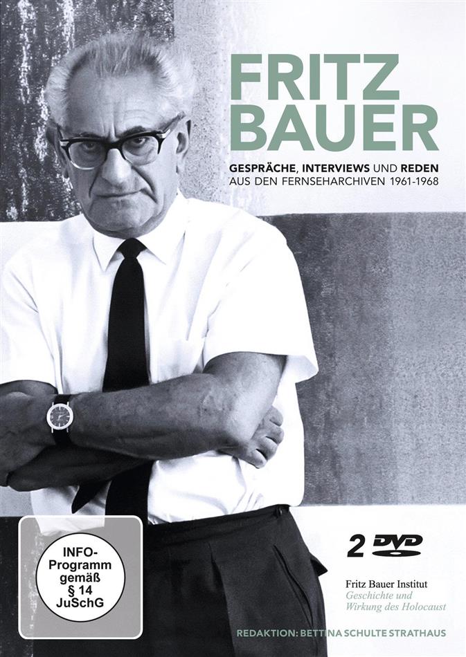 Fritz Bauer - Gespräche, Interviews und Reden aus den Fernseharchiven 1961 - 1968 s/w, 2 DVDs