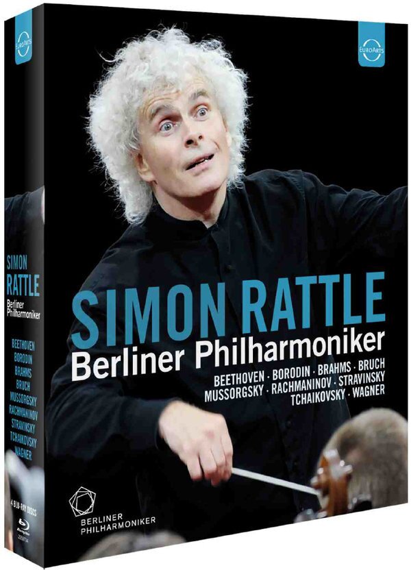 Berliner Philharmoniker & Sir Simon Rattle - Simon Rattle Edition Euro Arts, 4 Blu-rays