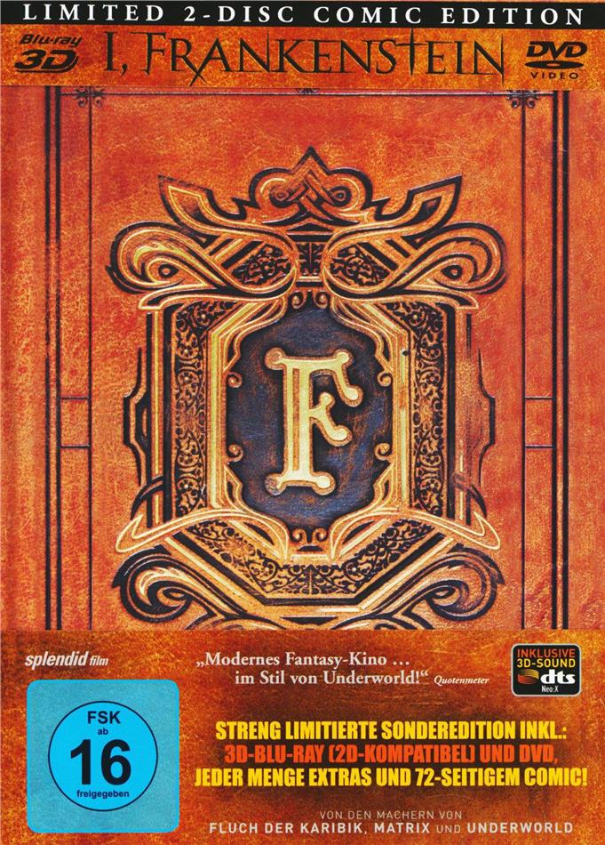 I, Frankenstein (2013) Limited Edition, Mediabook, Blu-ray 3D (+2D) + DVD