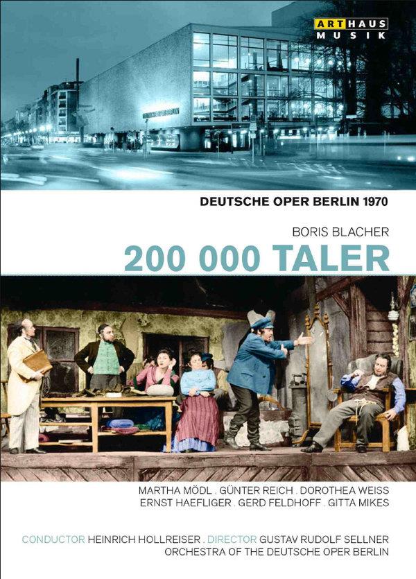 Deutsche Oper Berlin, Heinrich Hollreiser & Martha Mödl - Blacher - 200 000 Taler Arthaus Musik