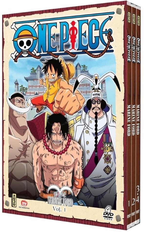One Piece - Marine Ford - Vol. 1 4 DVD