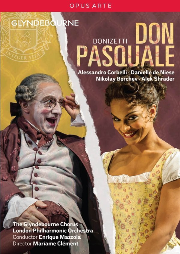 The London Philharmonic Orchestra, Enrique Mazzola & Alessandro Corbelli - Donizetti - Don Pasquale Opus Arte, Glyndebourne Festival Opera