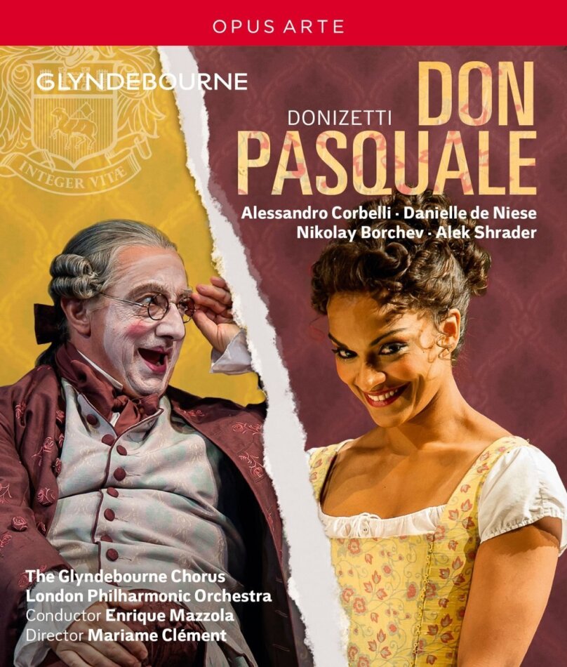The London Philharmonic Orchestra, Enrique Mazzola & Alessandro Corbelli - Donizetti - Don Pasquale Glyndebourne Festival Opera, Opus Arte