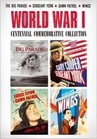 World War 1 Centennial Commemorative Collection - The Big Parade / Sergeant York / The Dawn Patrol / Wings 4 DVDs
