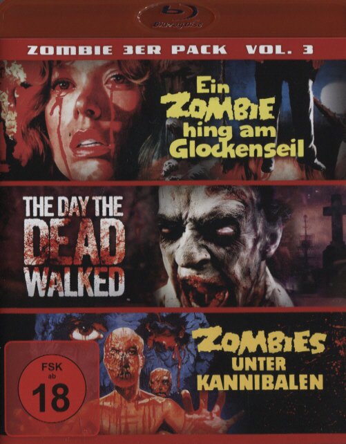 Ein Zombie hing am Glockenseil / The Day the dead walked / Zombies unter Kannibalen - Zombie 3er Pack - Vol. 3