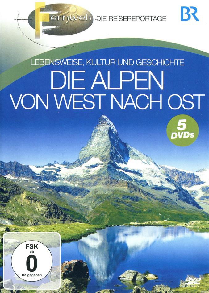 BR - Fernweh - Die Alpen von West nach Ost 5 DVDs