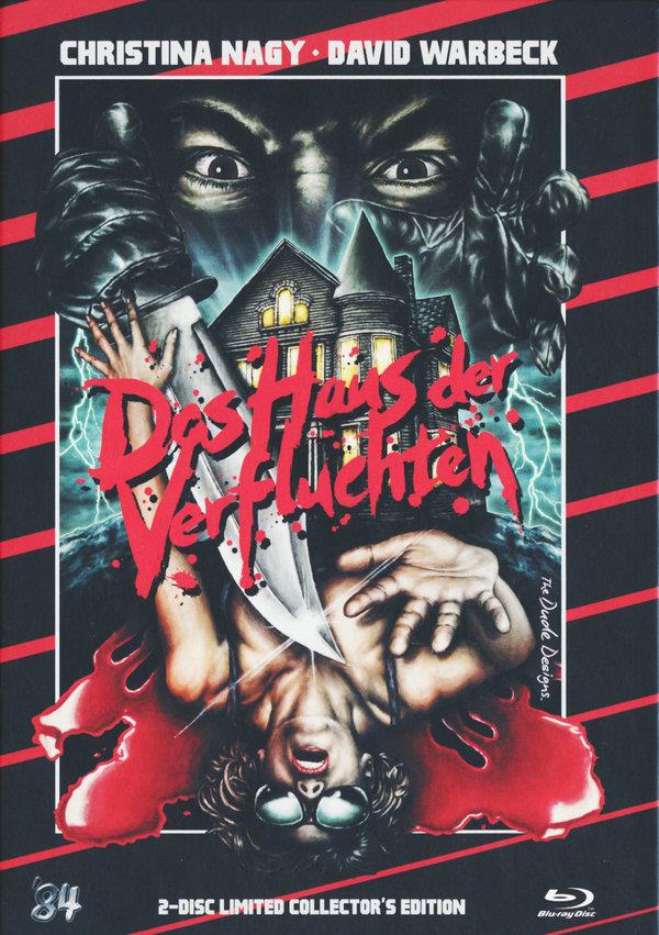 Das Haus der Verfluchten (1985) Cover B, Limited Edition, Mediabook, Blu-ray + DVD