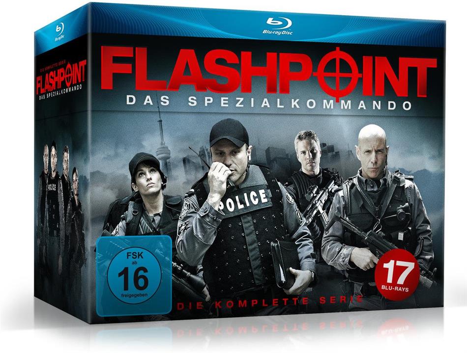 Flashpoint - Die komplette Serie 17 Blu-rays