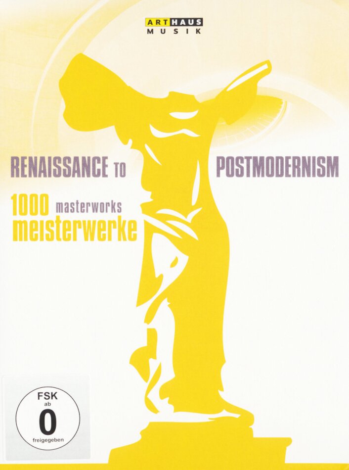 1000 Meisterwerke - Renaissance to Postmodernism Arthaus Musik, 10 DVDs