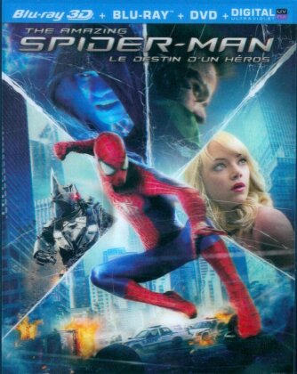 The Amazing Spider-Man 2 - Le destin d'un H&eacute;ros (2014) (Blu-ray 3D + Blu-ray + DVD)