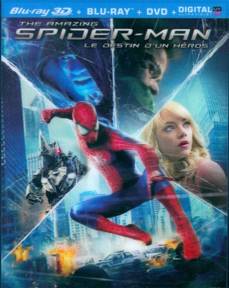 The Amazing Spider-Man 2 - Le destin d'un Héros (2014) Blu-ray 3D + Blu-ray + DVD