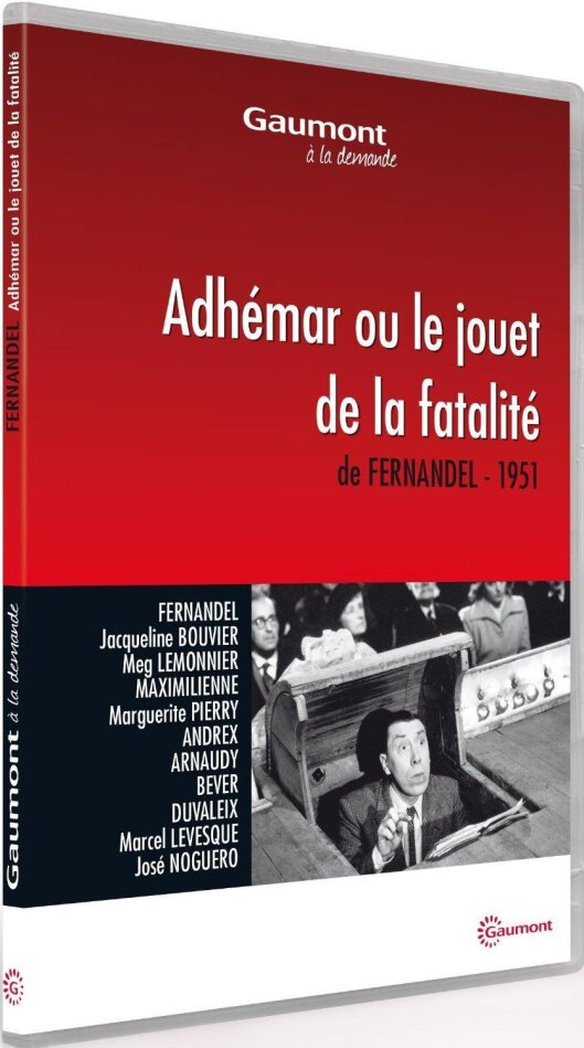 Adhémar ou le jouet de la fatalité (1951) Collection Gaumont à la demande, s/w