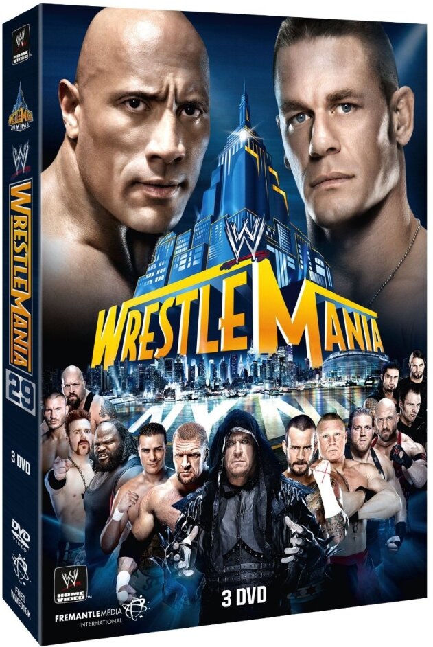 WWE: Wrestlemania 29 3 DVD