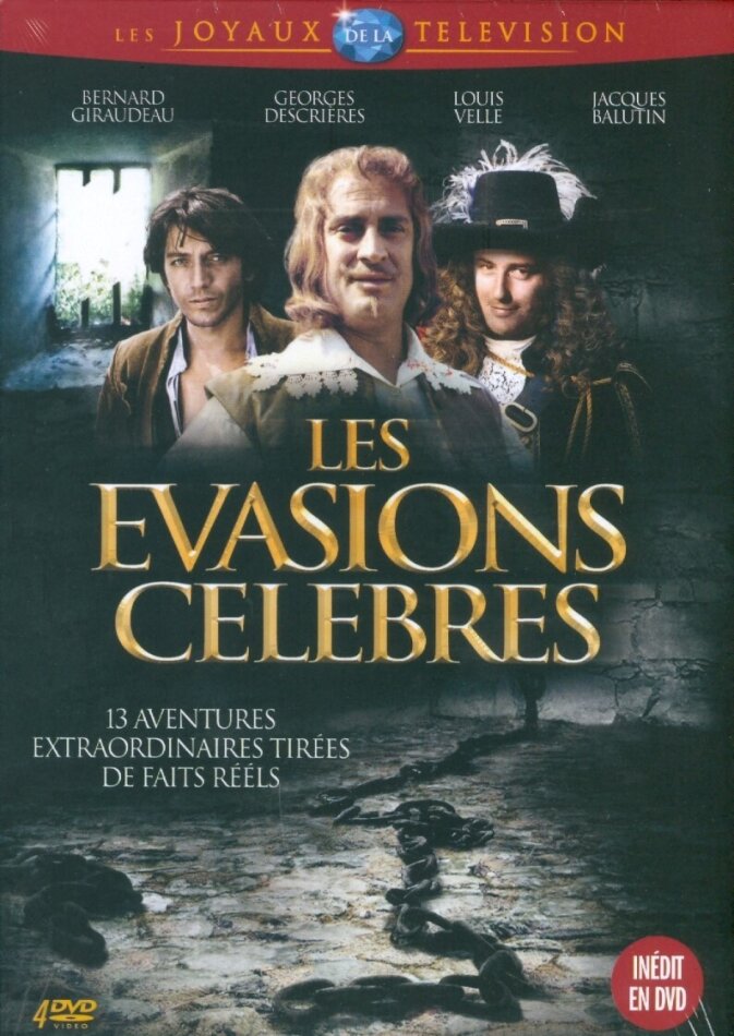 Les évasions célèbres Collection Les joyaux de la télévision, 4 DVDs