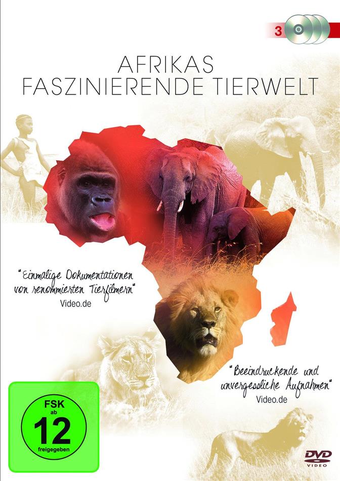 Afrikas faszinierende Tierwelt 3 DVDs