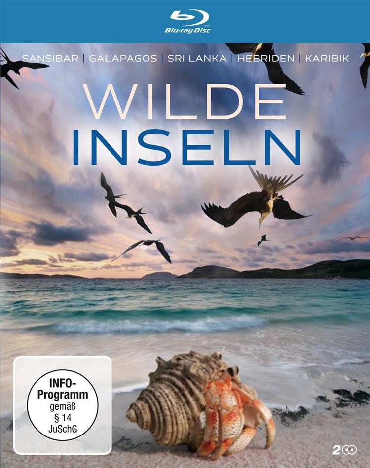 Wilde Inseln - Sansibar / Die Karibik / Galapagos / Sri Lanka /Die Hebriden 2 Blu-ray