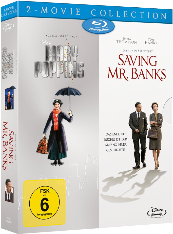 Mary Poppins / Saving Mr. Banks 2 Blu-rays