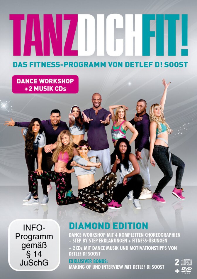 Soost, Detlef D (Dee) - Tanz dich fit! Diamond Edition, DVD + 2 CDs