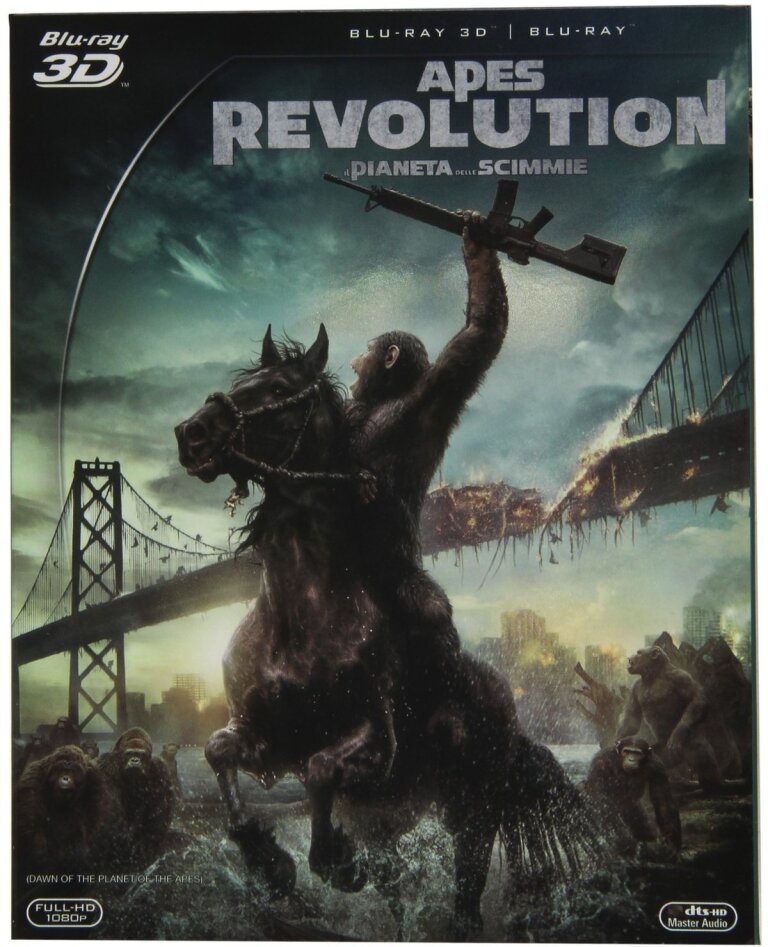 Apes Revolution - Il Pianeta delle Scimmie (2014) Blu-ray 3D + Blu-ray