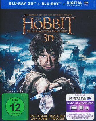 Der Hobbit 3 - Die Schlacht der f&uuml;nf Heere (2014) (2 Blu-ray 3D + 2 Blu-rays)