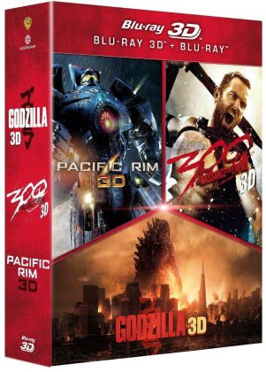 Godzilla 3D (2014) / Pacific Rim 3D (2013) / 300 - La naissance d'un empire 3D (2013)