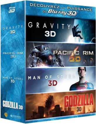 Gravity 3D (2013) / Pacific Rim 3D (2013) / Man of Steel 3D (2013) / Godzilla 3D (2014)