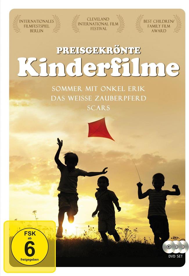 Preisgekrönte Kinderfilme - Sommer mit Onkel Erik / Das weisse Zauberpferd / Scars 3 DVDs