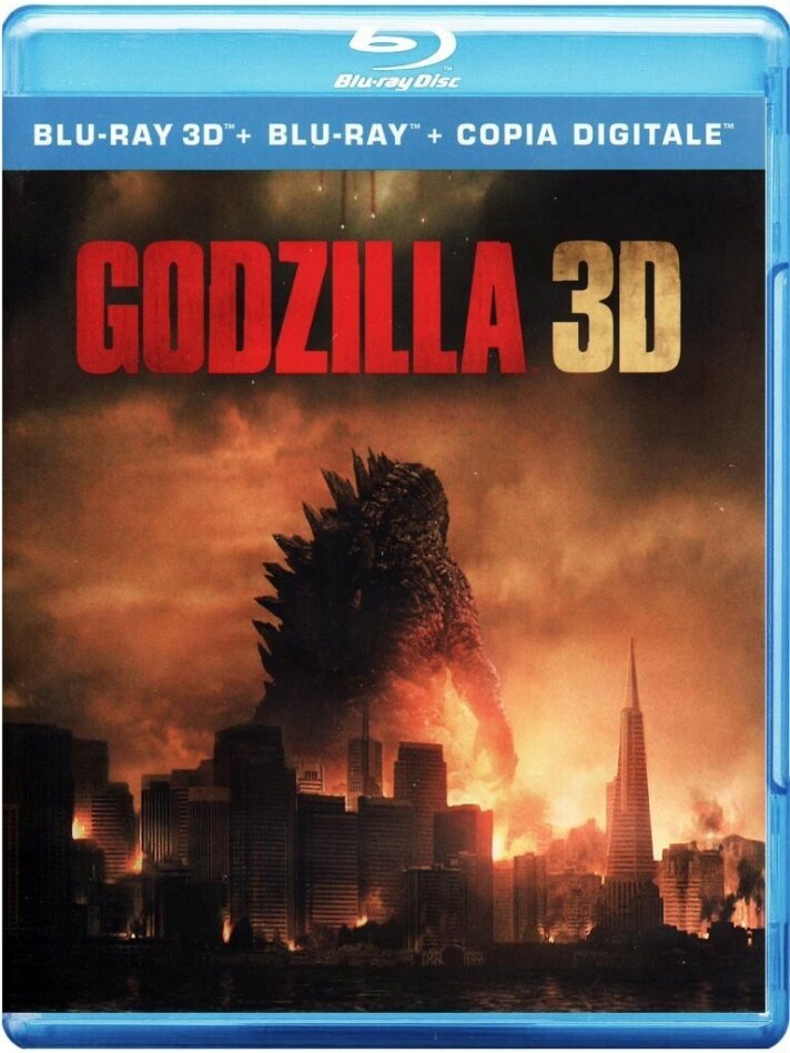 Godzilla (2014) Blu-ray 3D + Blu-ray