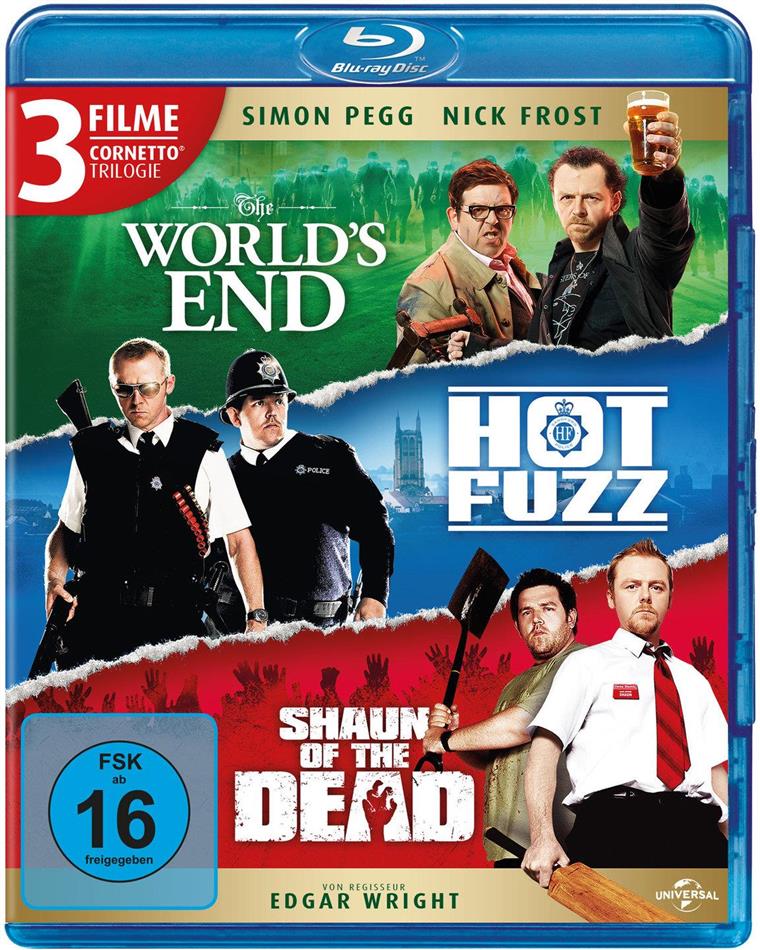 The World's End / Hot Fuzz / Shaun of the Dead - Cornetto Trilogie 3 Blu-rays