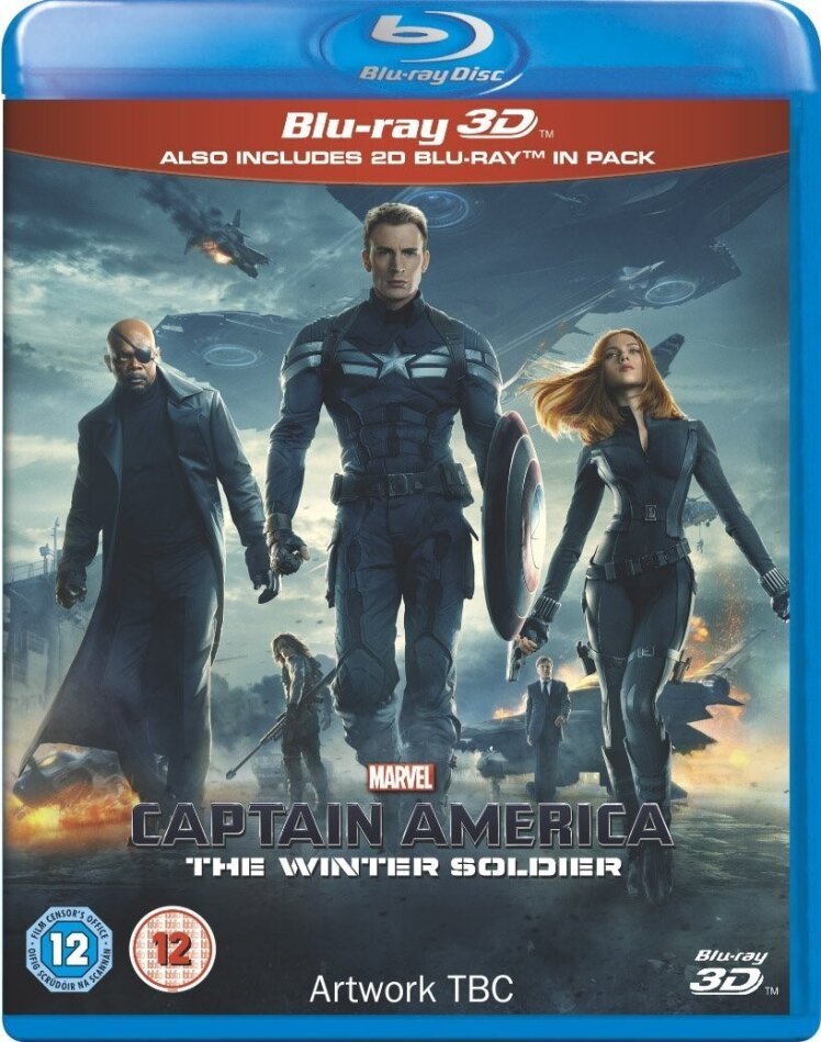 Captain America 2 (2014) Blu-ray 3D + Blu-ray