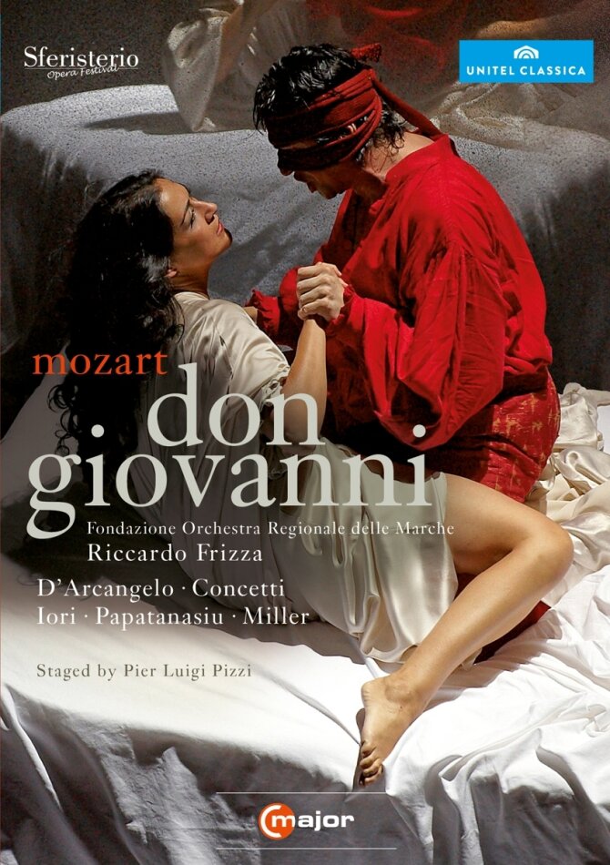 Orchestra Regionale Delle Marche, Riccardo Frizza & Ildebrando D'Arcangelo - Mozart - Don Giovanni C Major, Unitel Classica, 2 DVD