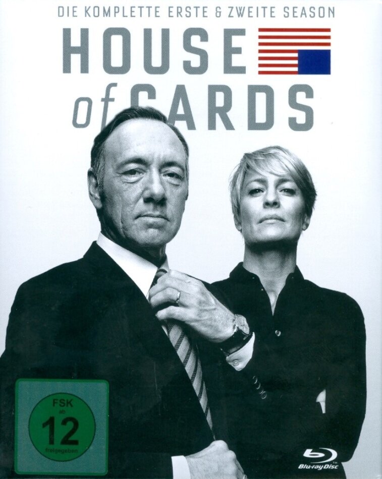 House of Cards - Staffel 1 & 2 8 Blu-rays