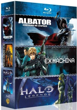 Albator - Corsaire de l'espace (2013) / Appleseed Ex Machina / Halo Legends (3 Blu-rays)