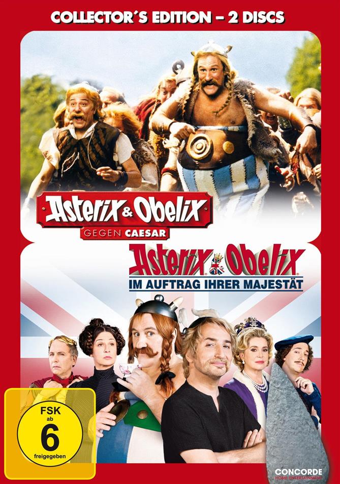 Asterix & Obelix - Asterix & Obelix gegen Caesar / Asterix & Obelix - Im Auftrag Ihrer Majestät Collector's Edition, 2 DVDs