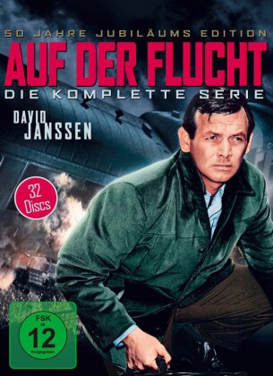 Auf der Flucht - Die komplette Serie (s/w, 32 DVDs)