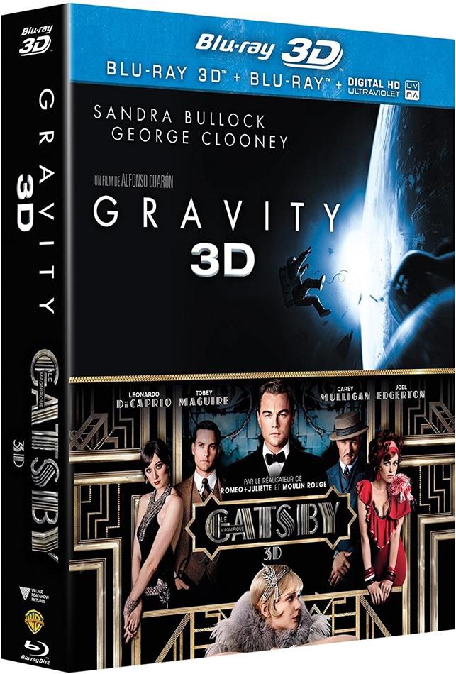 Gravity 3D (2013) / Gatsby le magnifique 3D (2013) 2 Blu-ray 3D (+2D)