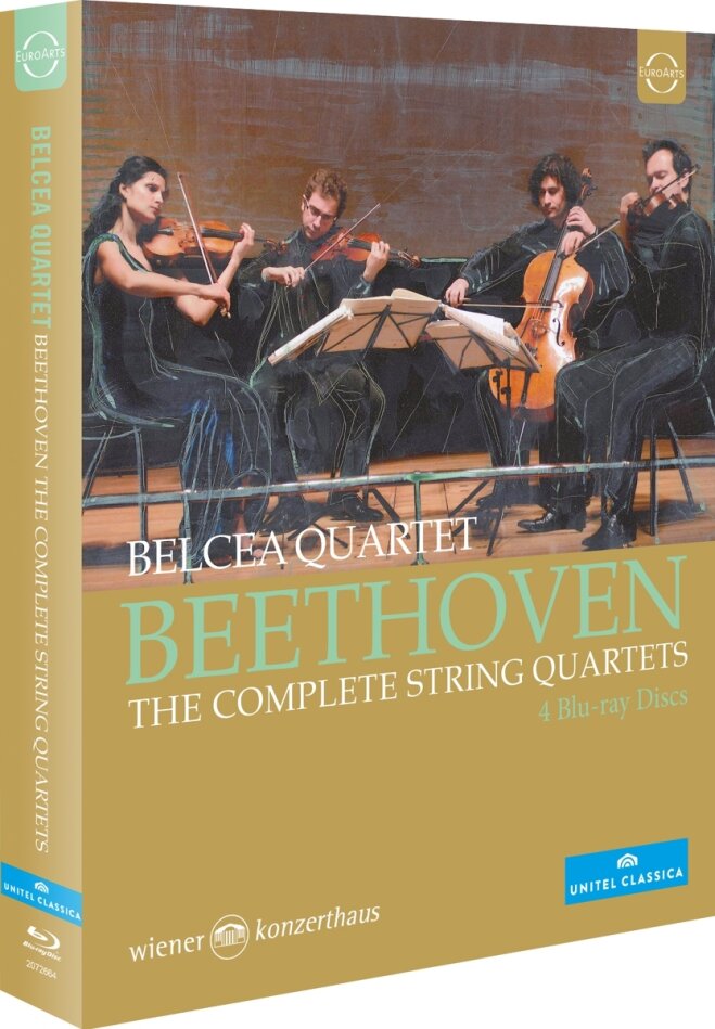 Belcea Quartet - Beethoven - Complete String Quartets Euro Arts, Unitel Classica, 4 Blu-rays