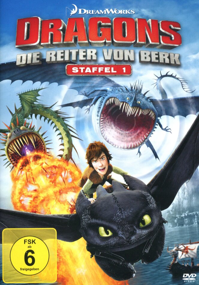 Dragons - Die Reiter von Berk - Staffel 1 4 DVDs