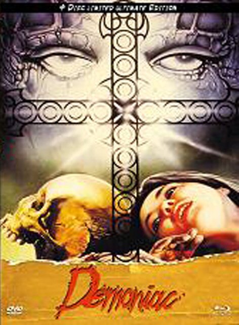 Demoniac (1975) Cover B, Eurocult Collection, Limited Ultimate Edition, Mediabook, Uncut, Blu-ray + 3 DVD