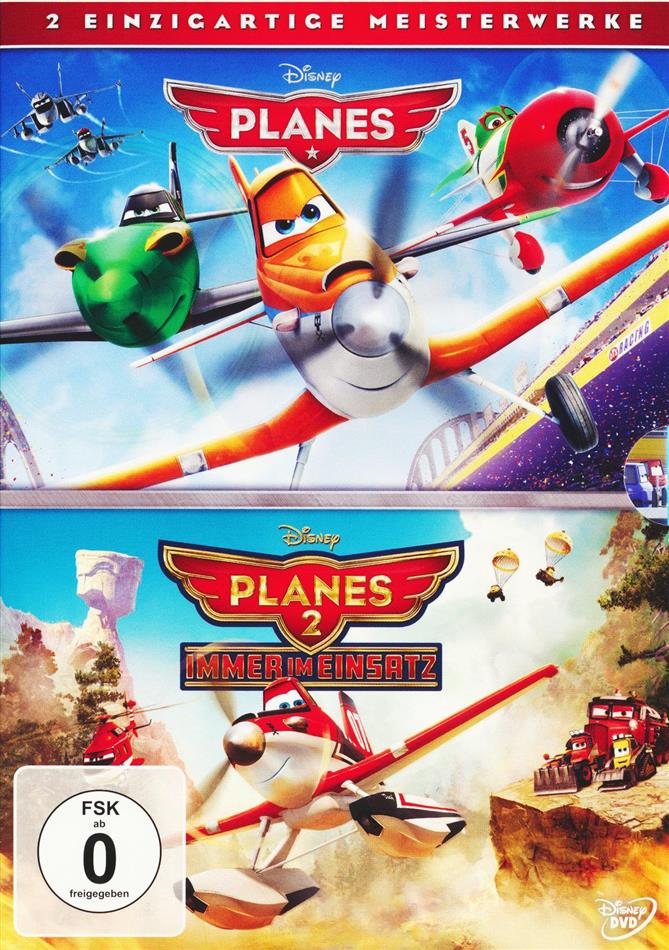 Planes (2013) / Planes 2 (2014) 2 DVDs