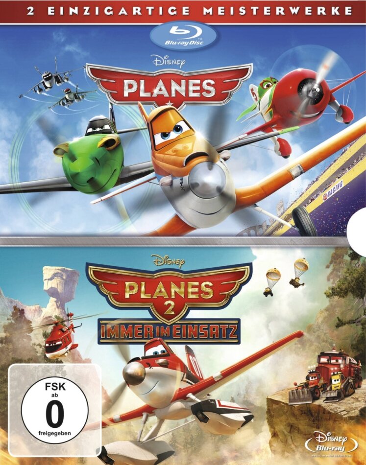 Planes 1 & 2 2 Blu-rays