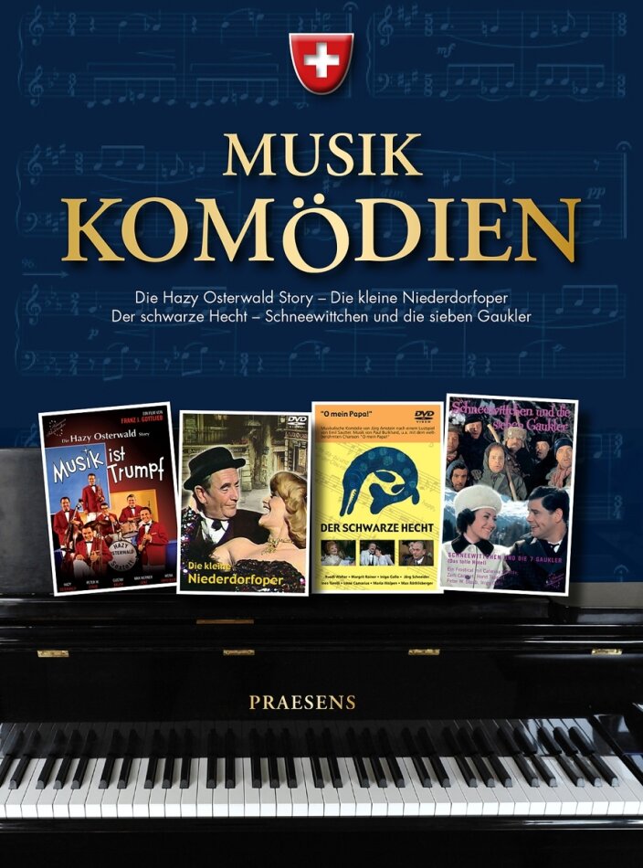 Musikkomödien 4 DVDs
