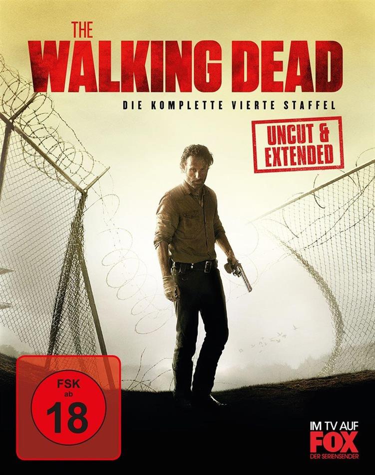 The Walking Dead - Staffel 4 Extended Edition, Uncut, 5 Blu-rays