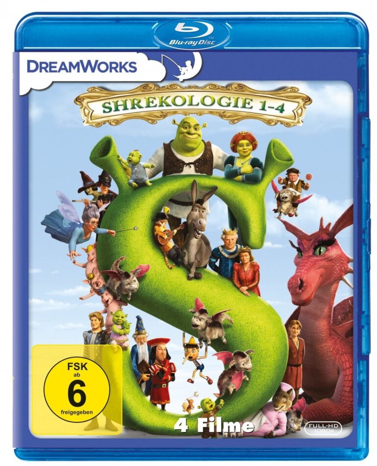 Shrekologie 1 - 4 4 Blu-rays
