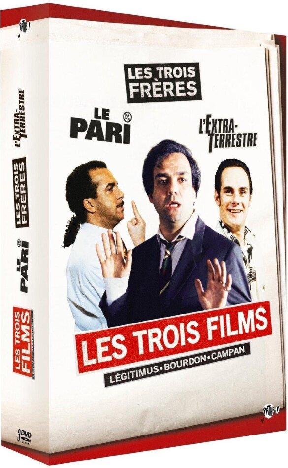 Les trois films - Le Pari / Les Trois Frères / L'Extra-Terrestre 3 DVDs