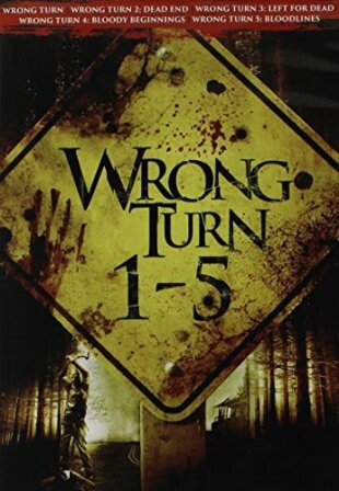 Wrong Turn 1-5 5 DVDs