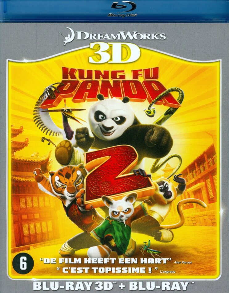 Kung Fu Panda 2 (2011) Blu-ray 3D + Blu-ray