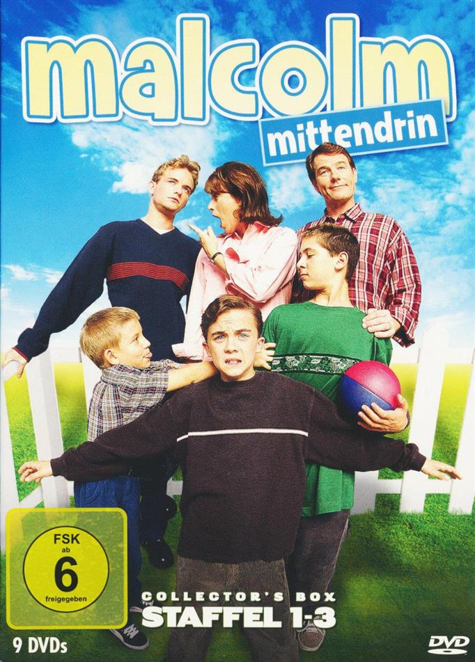 Malcolm mittendrin - Staffel 1-3 9 DVDs