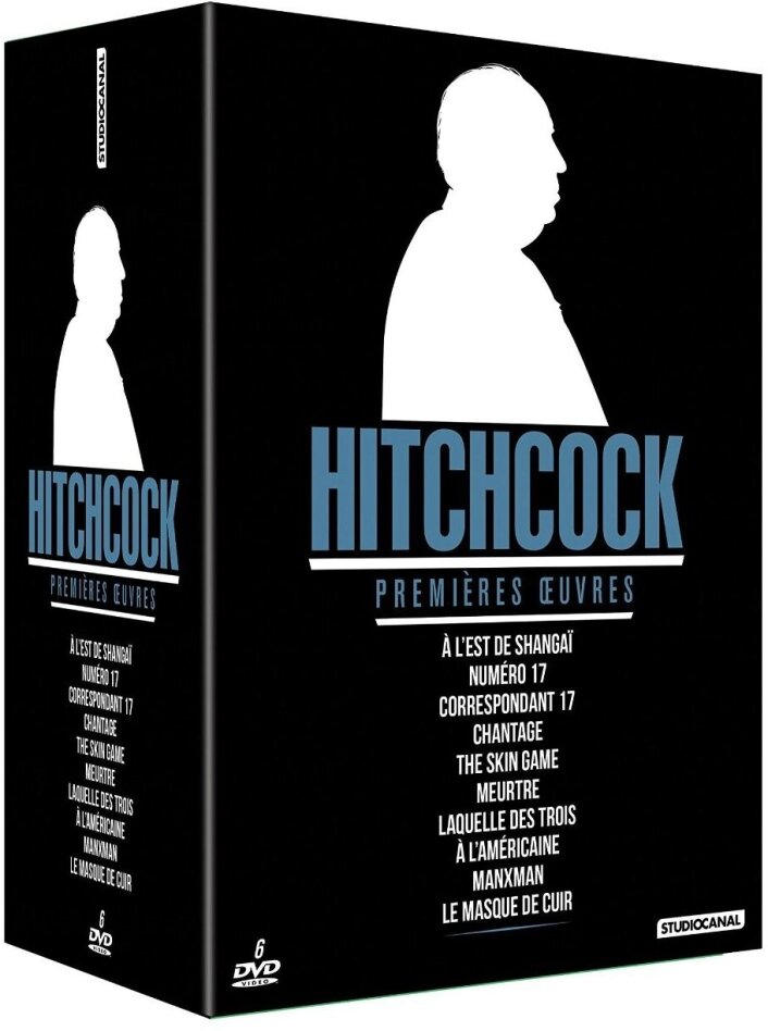 Hitchcock - Premières oeuvres n/b, 6 DVD