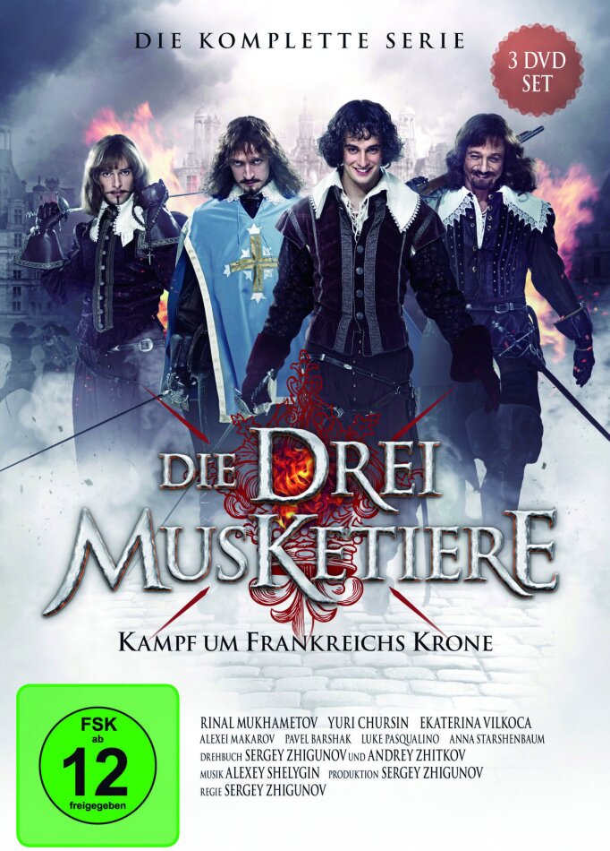 Die Drei Musketiere - Kampf um Frankreichs Krone - Die komplette Serie 3 DVDs